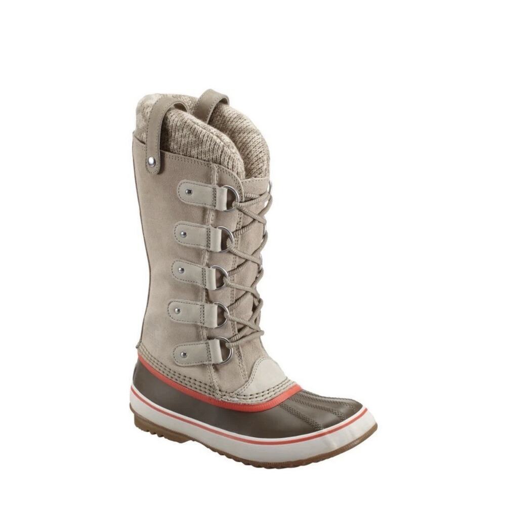 Sorel Joan of Arctic Knit Winter Boots Fossil Size 6 NL2084-160 Waterproof Snow